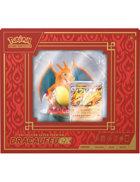 Collection Super-Premium Dracaufeu-ex pokemon JCC