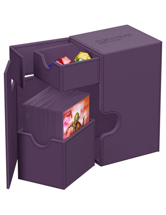 Flip`n`Tray 80+ XenoSkin Monocolor boite de deck ULTIMATE GUARD