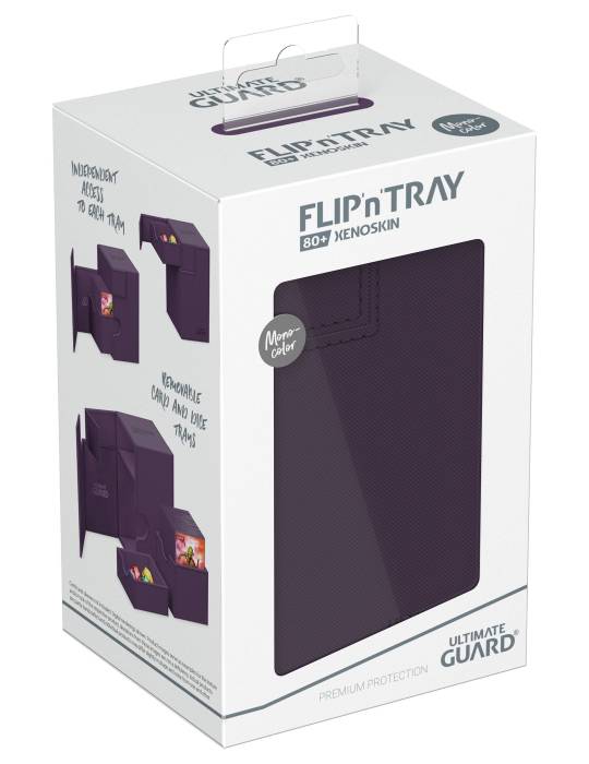 Flip`n`Tray 80+ XenoSkin Monocolor boite de deck ULTIMATE GUARD