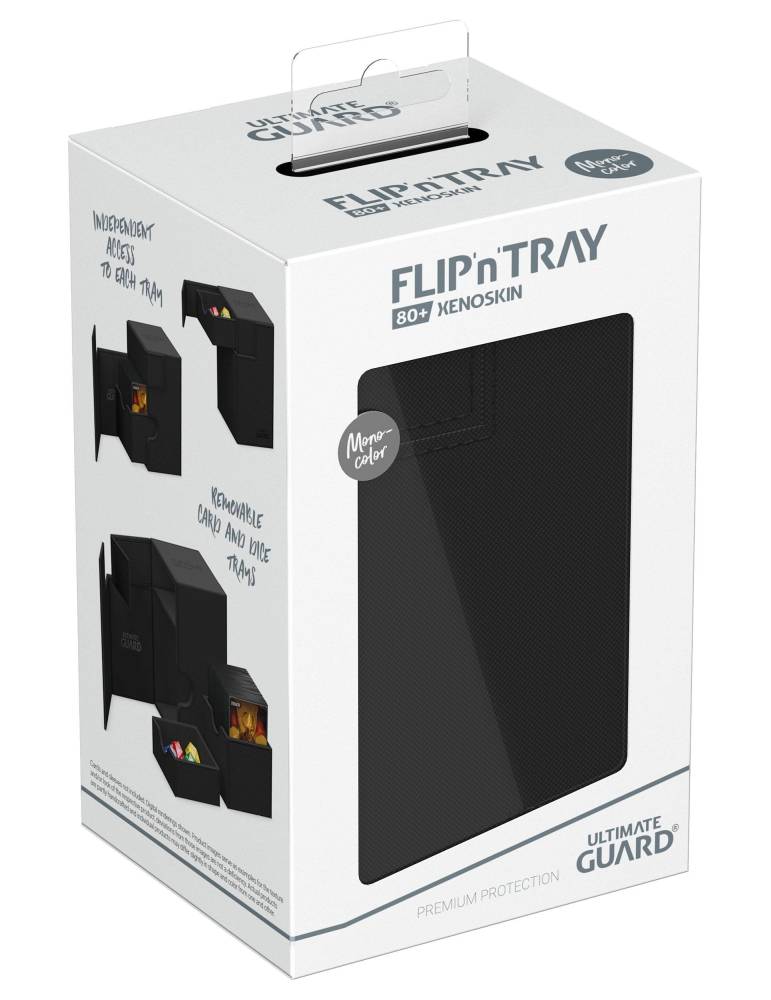 Flip`n`Tray 80+ XenoSkin Monocolor deckbox ULTIMATE GUARD