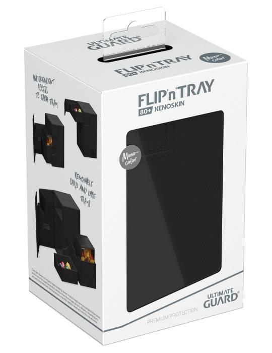 Flip`n`Tray 80+ XenoSkin Monocolor boite de deck ULTIMATE GUARD