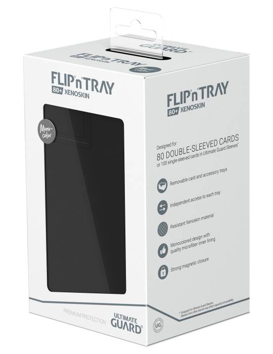 Flip`n`Tray 80+ XenoSkin Monocolor boite de deck ULTIMATE GUARD