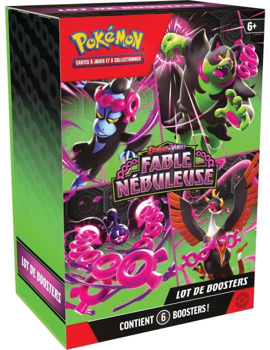Écarlate et Violet - Lot de boosters EV6.5 Fable Nébuleuse Pokémon JCC