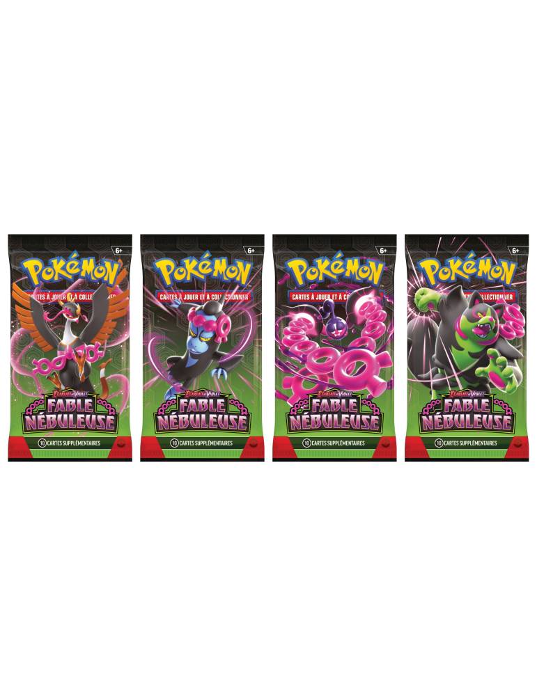 Écarlate et Violet - Lot de boosters EV6.5 Fable Nébuleuse Pokémon JCC