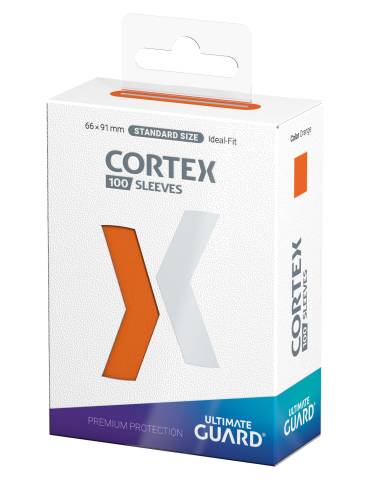 100 Cortex Sleeves standaard maat Ultimate guard – Oranje – normal