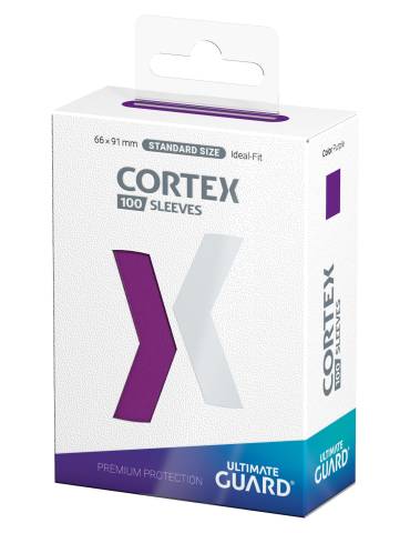 100 pochettes Cortex Sleeves taille standard Ultimate guard – Mauve – normal