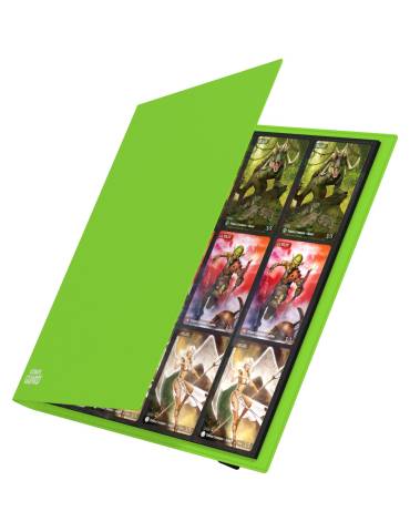 Flexxfolio 480 cards - 24 Pocket (Quadrow) ultimate guard – Green