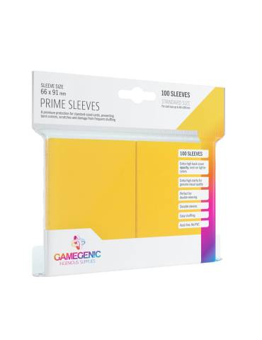 100 prime sleeves standard size gamegenic