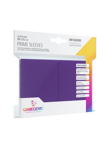 100 prime sleeves standard size gamegenic – Purple