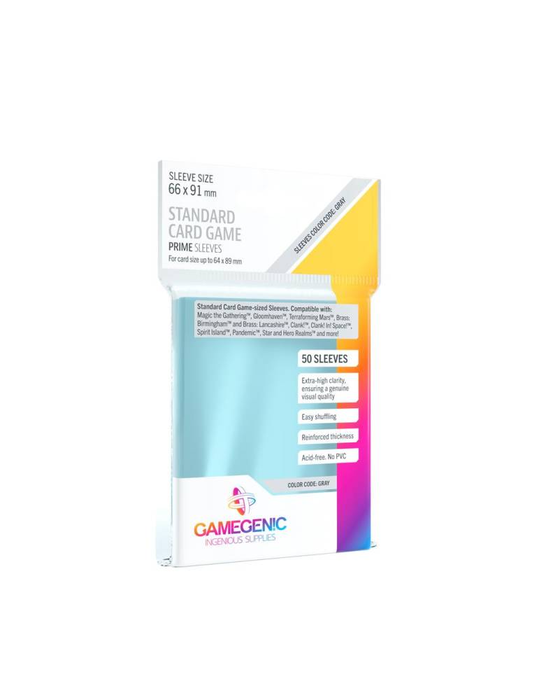 50 prime sleeves standaard formaat gamegenic
